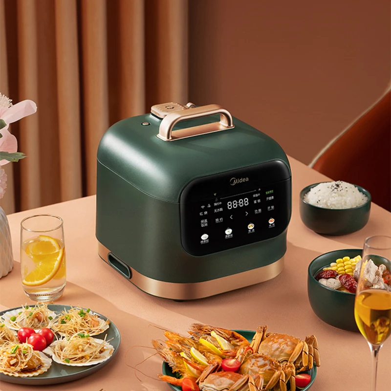 JRM0543 Electric Pressure Cooker Multi-function Retro Square Pot Smart Rice Hot Home Appliances 3L MY-YL30M5-711 | Бытовая техника