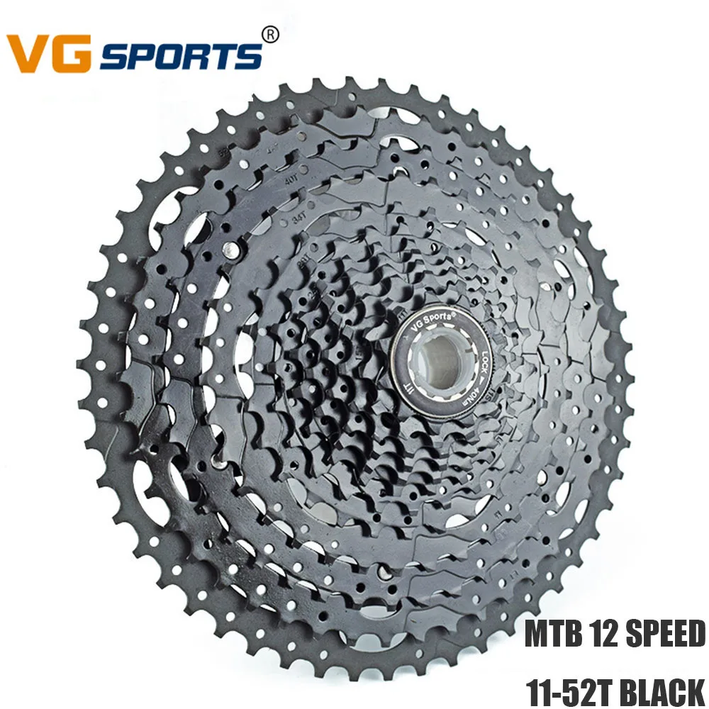 VG спортивный горный велосипед кассета 12 Скоростей 11-52 T вращающийся Freewheel Fixie COG совместим с Shimano Sram 12 Velocidade 11-52 T