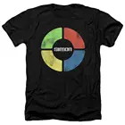 Футболка Simon Fox, винтажная черная футболка для игры в доску