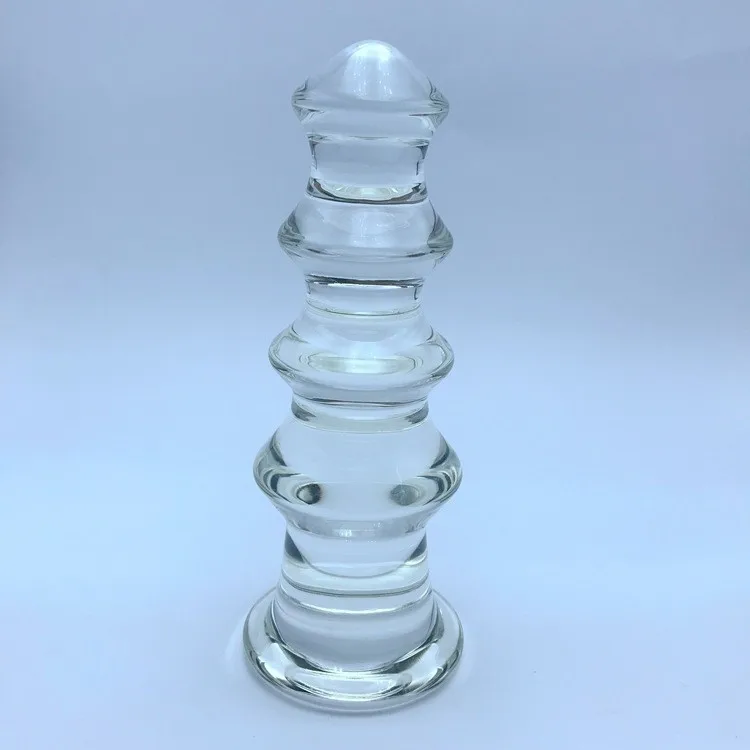 Очень большой размер стеклянный фаллоимитатор Анальный Женский мастурбатор