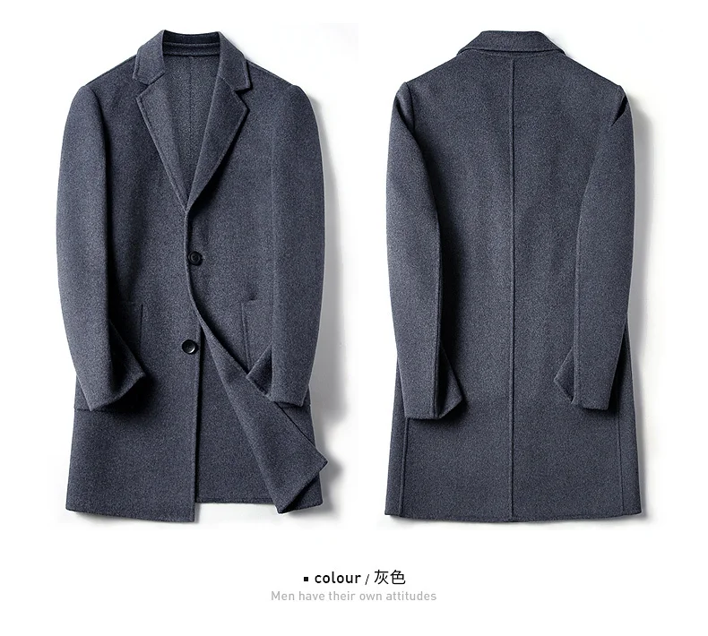 winter jacket men's high quality casual wild men's jacket with buttons
