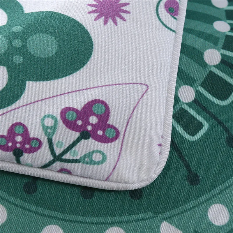 Комплект пододеяльников с принтом зеленых растений домашний декор цветами