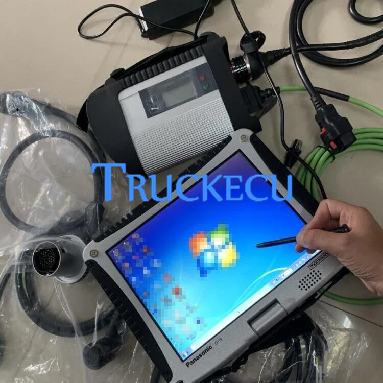 

Toughbook Cf19 for Benz C4 MB STAR SD C4 truck car diagnostic tool scanner+Speed limite function xentry das wis epc