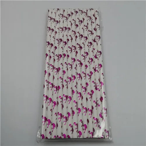 25 шт красный розовый бумажные соломинки дети счастливый день рождения Детские