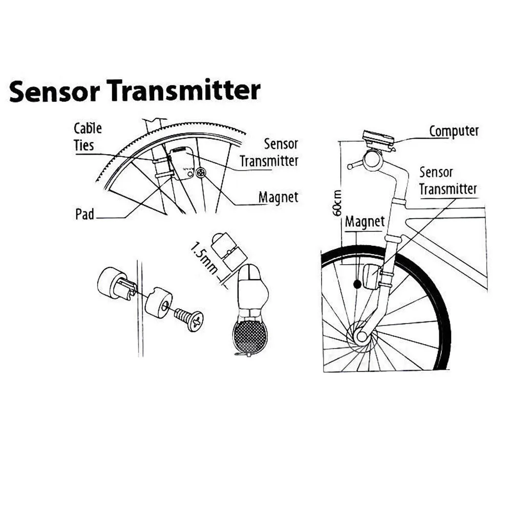 

Waterproof Bicycle Speedometer Wireless Cycle Bike Meter Computer Odometer Bike Speedometer Odometer Bike Bicycle Stopwatch#40