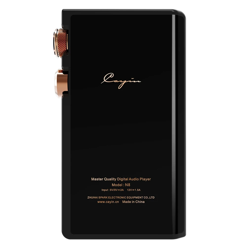 CayinN8 латунь черный с вакуумными трубками Портативный плеер DSD256 PCM32Bit/384 кГц SACD-ISO