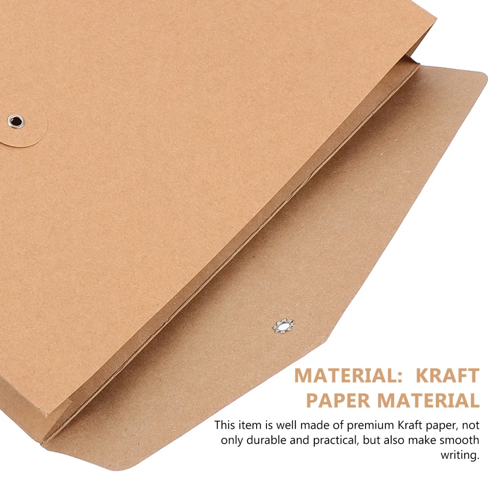 10pcs Kraft Paper Project Envelope File Folder Bags Document Bills Storage Bag | Канцтовары для офиса и дома