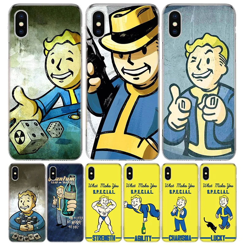 

Fallout New Vegas Silicon Call Phone Case For Apple iPhone 11 13 Pro Max 12 Mini 7 Plus 6 X XR XS 8 6S SE 5S + Cover Coque Bag