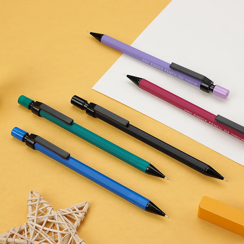 Японский карандаш Zebra Knock классический матовый шестигранный автоматический 0 5 мм