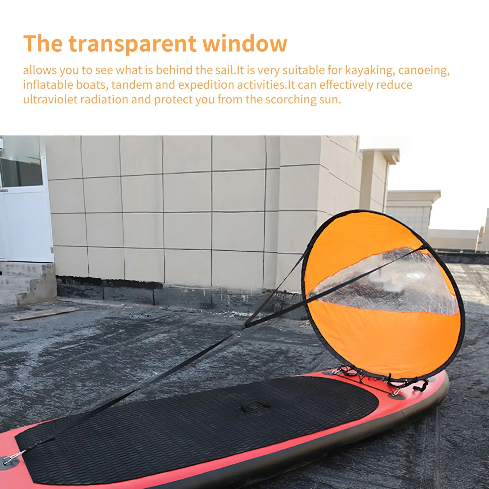 

Foldable Kayak Sailboat Wind Paddle Downwind Kit Popup Board Wind Paddle Boat Wind Sail Kayak Canoe Inflatable Boat Accessories