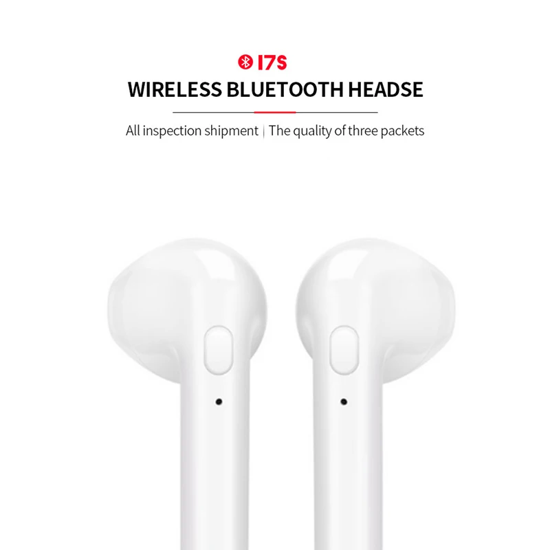 I7s наушники-вкладыши TWS с Беспроводной наушники Bluetooth микрофоном стерео гарнитура