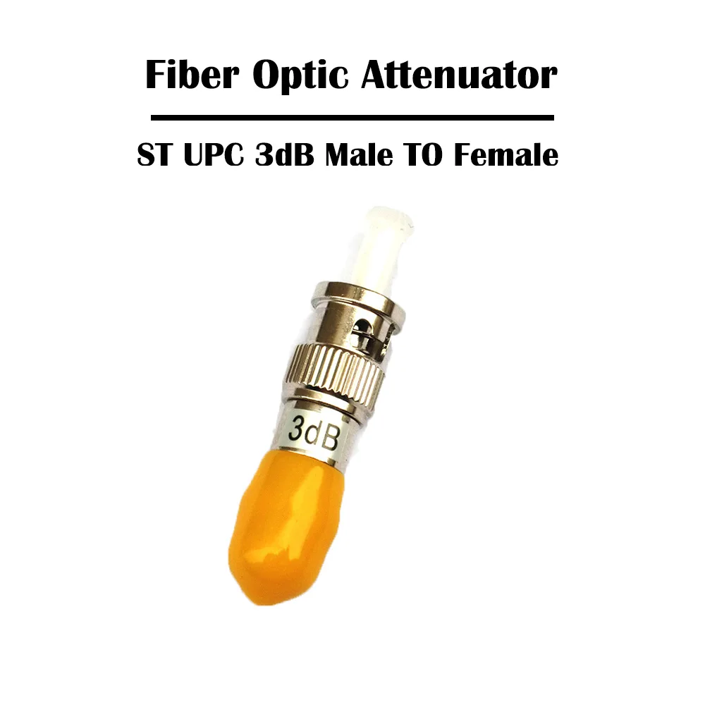ST Female to Male Fiber Optic Attenuator 3dB,5dB,10dB,15dB SM Single Mode Simplex Optical UPC