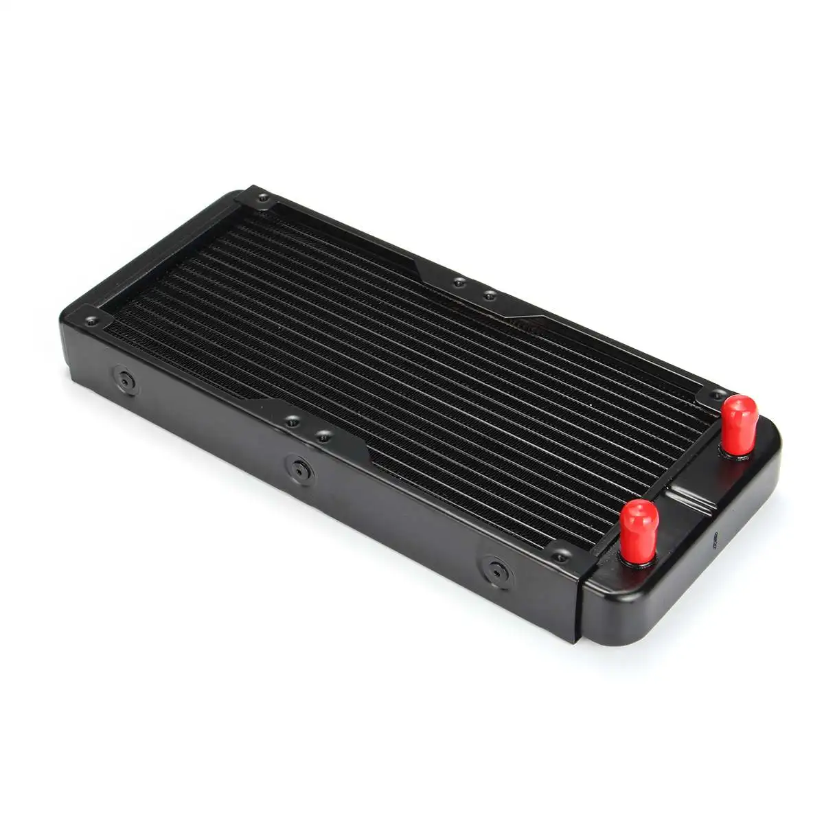 

LEORY PC Water Cooling Kit 240mm Radiator Pump Reservoir CPU Block Rigid Tubes DIY Circulation Pump