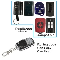qiachip universal remote control 433 mhz key fob duplicator doorhan transmitter clone cloning code car key garage gate door