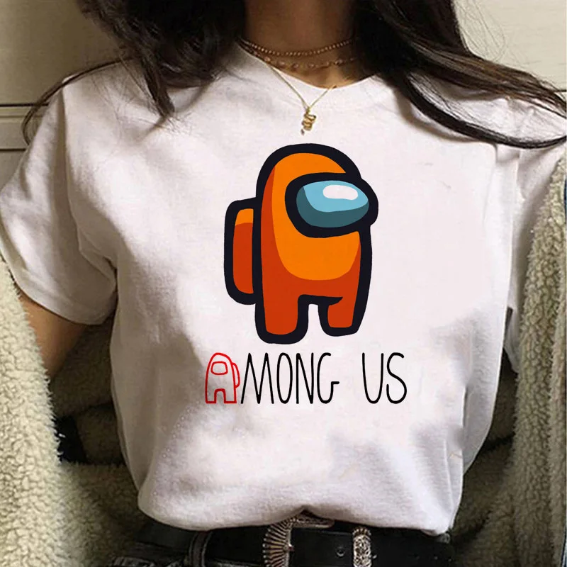 

2021 Fashion Space Werewolf Kill Print Summer T-Shirt Men Women Popular Game Cartoon T-shirt Casual Streetwear Tshirts Among Us