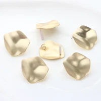 zinc alloy distorted geometric exaggerated earring base earrings connector 6pcslot 2527mm for diy earrings accessories