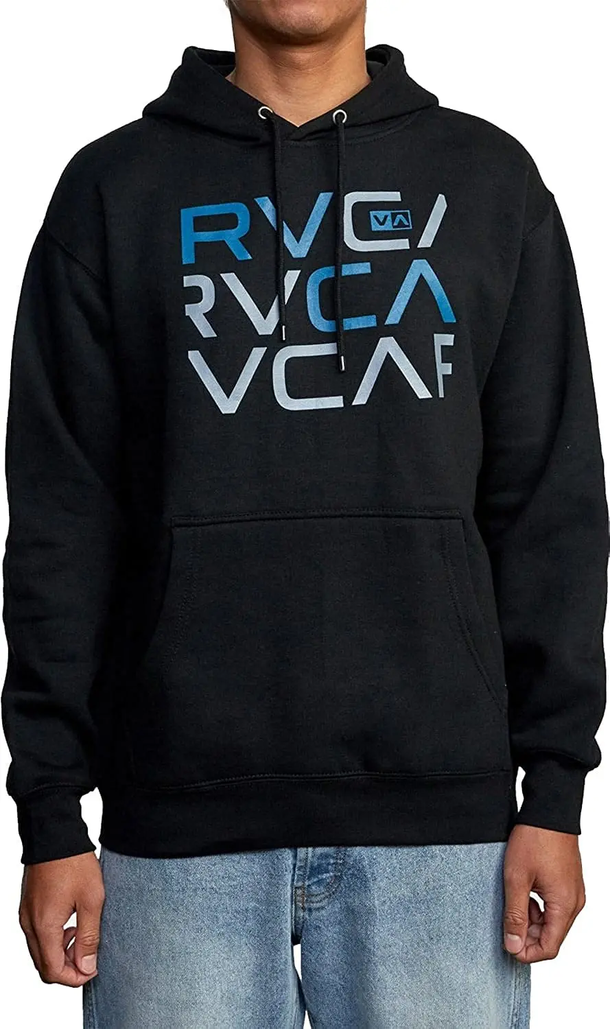 

Мужская толстовка с капюшоном RVCA, черная, маленькая