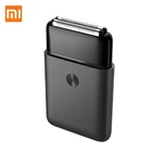 Мужская портативная электробритва Xiaomi Mijia, умный мини-триммер для влажного и сухого бритья бороды, с возвратно-поступательной головкой