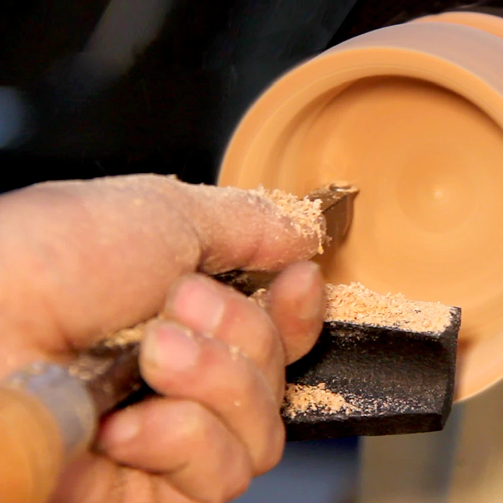 

19" Wood Turning Tools Carbide Insert Cutter Woodturning Tool Stainless Steel Bar & Beech Handle for Wood Turner Lathe Machine