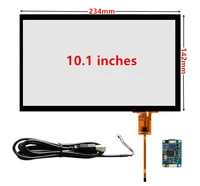 10 1 inch 234mm142mm for raspberry pi industry capacitive touch digitizer touch screen panel glass usb driver board
