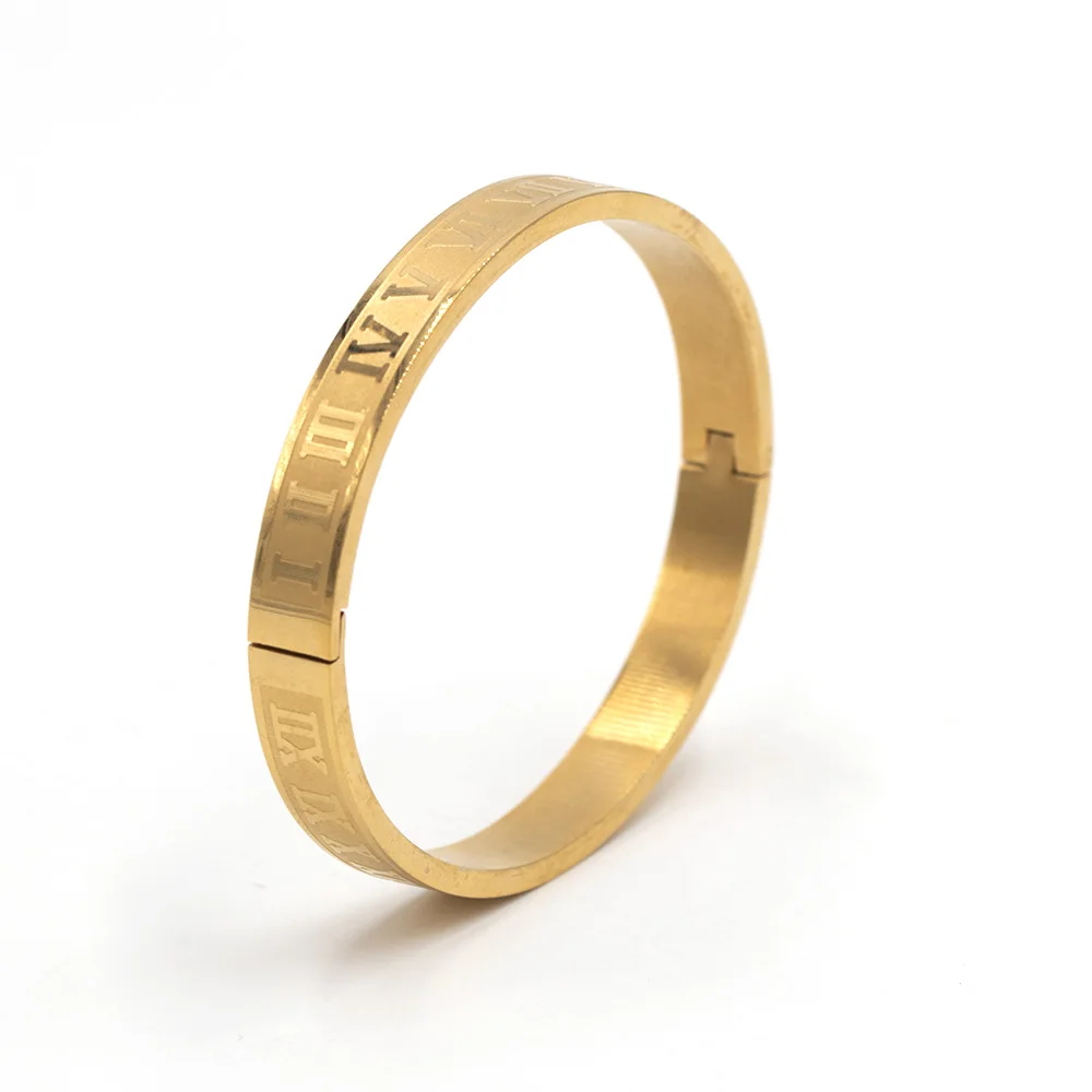 stainless steel gold Мода роскошный Римский Королевский браслет с шармом с короной для мужчин Золотой Плетеный Регулируемый мужской браслет для хип хоп ювелирный подарок - Metal Color: stainless steel gold
