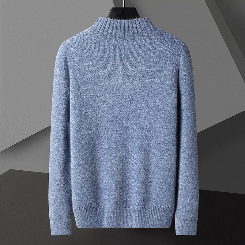 Новинка Осень-зима Однотонный свитер Джокера Мужской пуловер Повседневный