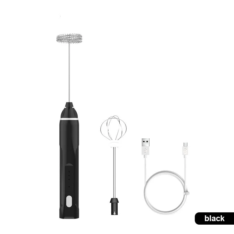 

Electric Milk Frother Egg Beater Kitchen Drink Foamer Whisk Mixer Stirrer Coffee Cappuccino Creamer Whisk Frothy Blend Whisker