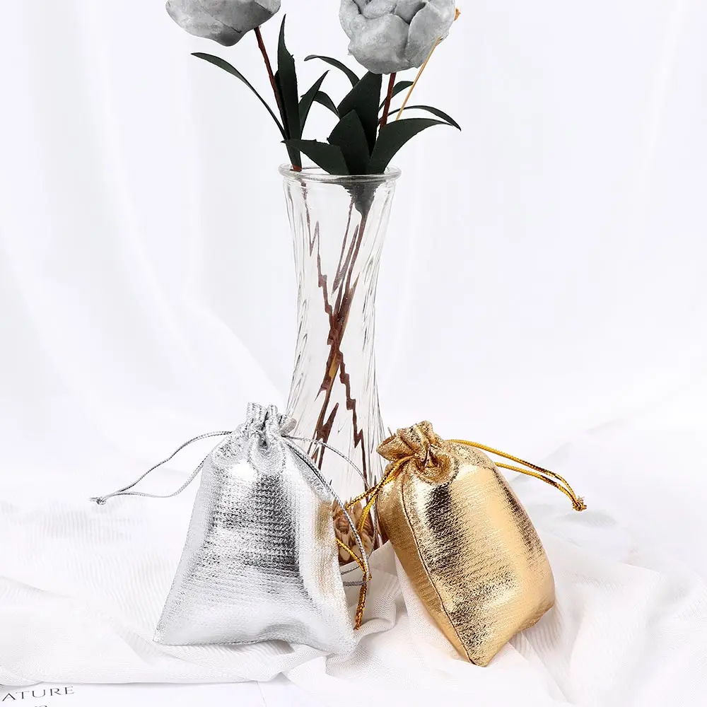 Маленькие Атласные сумки из органзы 20 шт./лот очаровательные подарки для