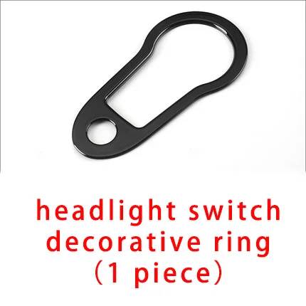 

Для Jeep cherokee, хромированное черное фотокольцо, молдинговая отделка, 1 шт.