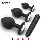 Анальная пробка, фаллоимитатор, пуля, вибратор, интимные игрушки для женщин, для мужчин, геев, силиконовая Анальная пробка, массажер простаты, интимные игрушки для взрослых