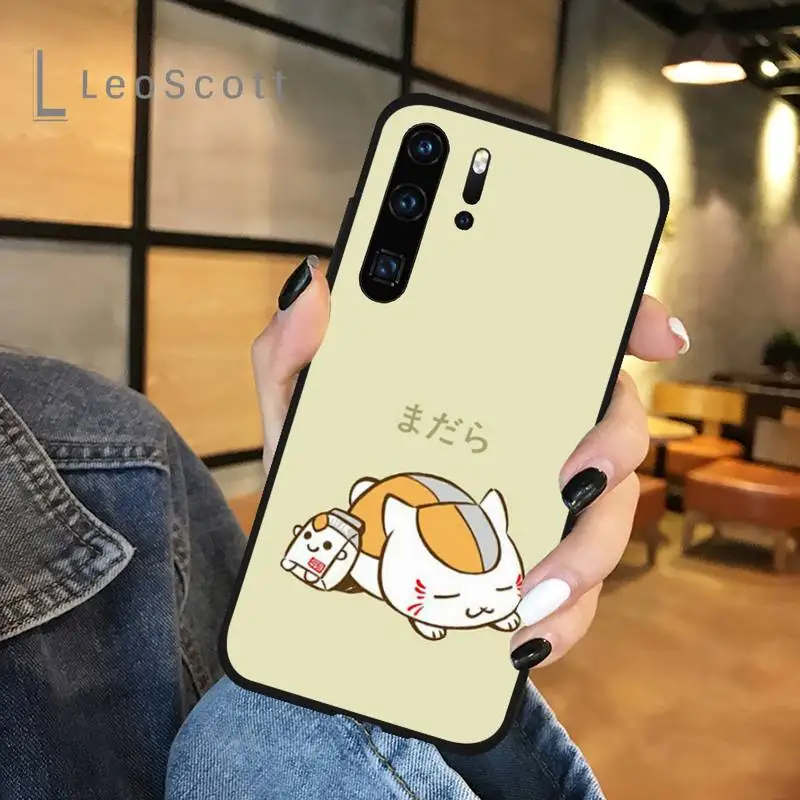 

Japanese cartoon animeNatsume Yuujinchou phone case for Huawei honor Mate P 9 10 20 30 40 Pro 10i 7 8 a x Lite nova 5t