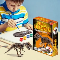 children diy toys coloring dinosaur fossil archeological excavation archeological toys model educationa toys gifts for children