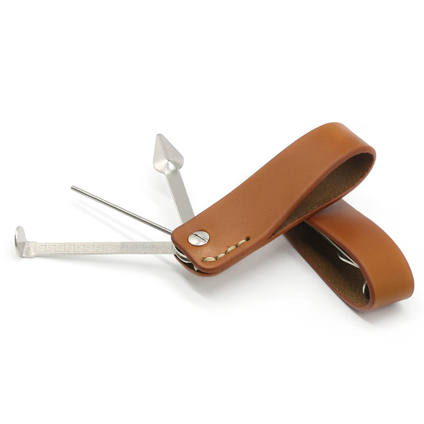 Аксессуары для дымящих труб из нержавеющей стали серебряный нож яловой кожи