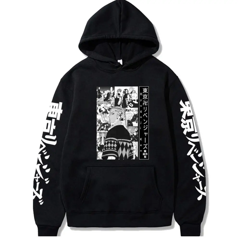 

Толстовка мужская с капюшоном, аниме Токийский Мстители, Baji Matsuno Chifuyu Mikey Draken Takemichi, Повседневная Уличная одежда, Топ в стиле Харадзюку
