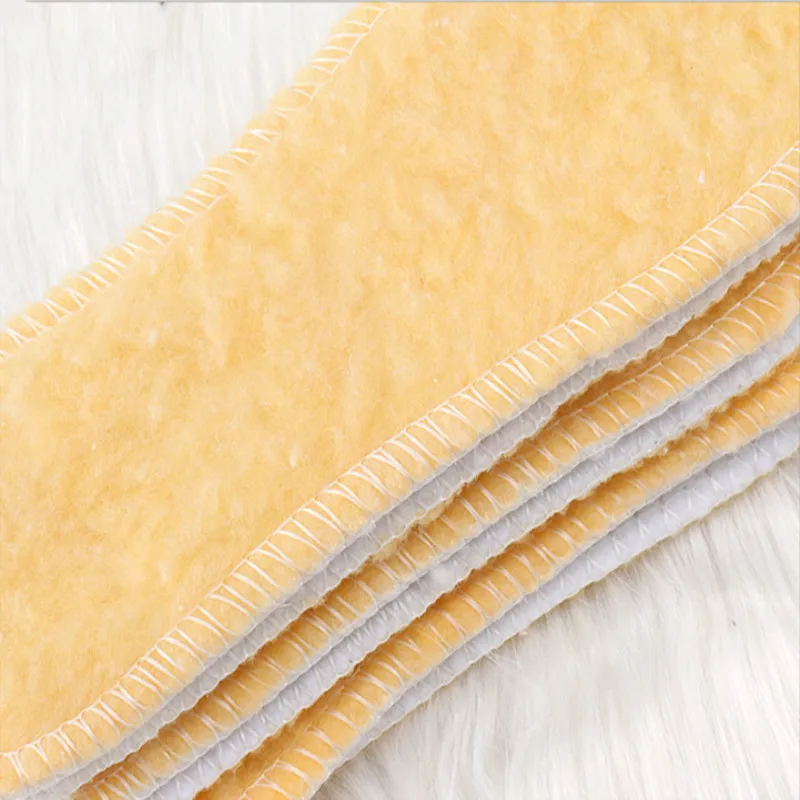Winter Warmth Thickened Sweat-absorbent Deodorant Soft Insoles Unisex Thick Velvet Comfortable Cotton Insoles Snow Boots Insoles
