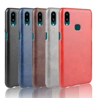 for samsung galaxy a10s a10 s case pu leather litchi pattern skin hard cover for samsung galaxy a10s sm a107fds phone back case