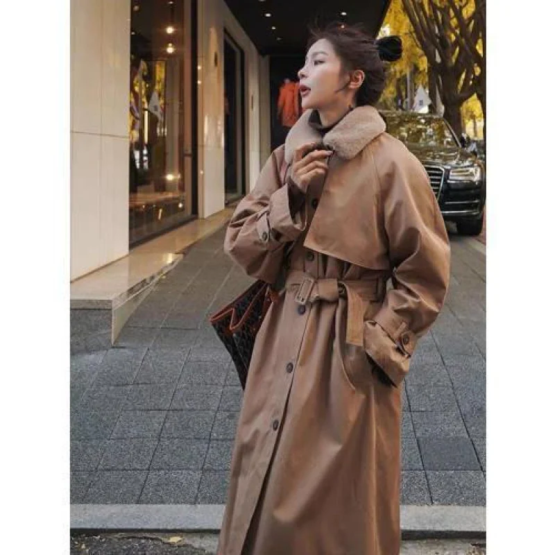 

Winter Down Jacket Women Hooded Mujer Thick Warm Cotton Padded Parkas Woman Wool Liner Plus Size Jackets Coat