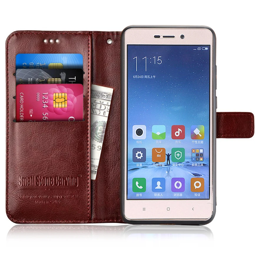 Флип чехол для Xiaomi Redmi 3 Pro S мягкий силиконовый кожаный s/для Pro|Бамперы| |