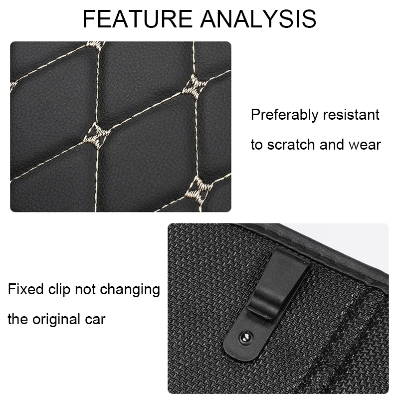 

Car Seat Back Anti Kick Pad Auto Interior Leather Anti Scratch Protector Covers Anti-wear Pad