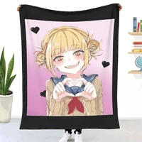 toga himiko my hero academia color version throw blanket sheets on the bed blanket on the sofa decorative bedspreads