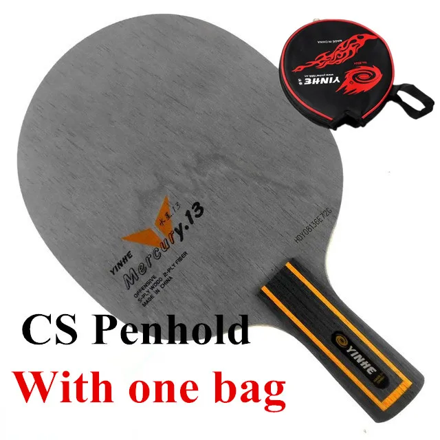 CS with bag Yinhe Y13 Mercury.13 Y-13 Y13 Y 13 Петля из углеродного волокна для настольного тенниса+ лезвие для ракетки для пинг-понга - Цвет: CS with bag
