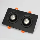 Светодиодный светильник 10 Вт 14 Вт 20 Вт 24 Вт белыйчерный 360 углов Регулируемый Точечный светильник s Холодныйестественныйтеплый белый с регулируемой яркостью