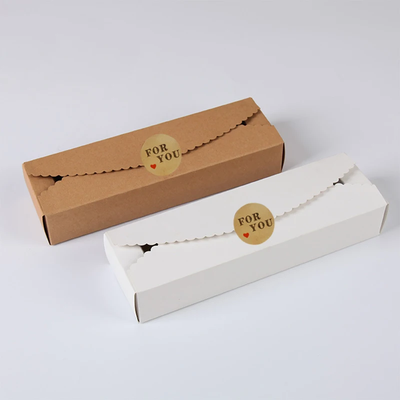 20 шт./лот подарочные коробки из крафт-бумаги ручной работы для конфет и шоколада