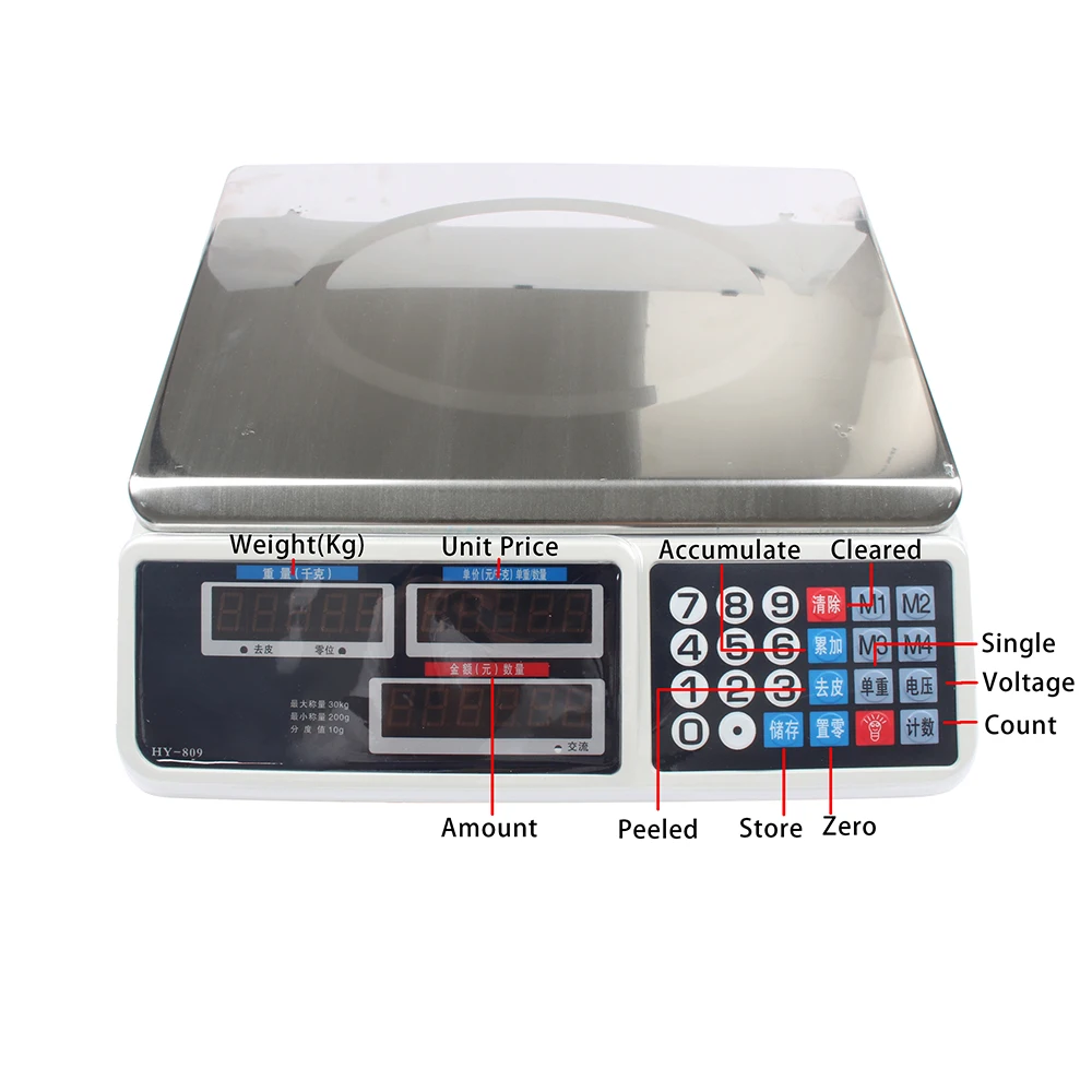 Новинка электронные весы для взвешивания фруктов 30 кг | Инструменты