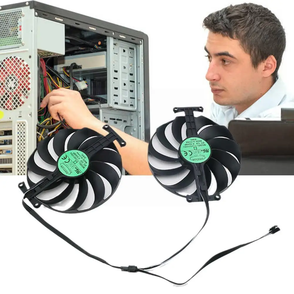 

Graphics Card Cooling Fan For ASUS ASUS RTX 3060 3060ti V2 Megalodon DUSuitable For ASUS 3070 RTX OC 3060 3060ti DUAL 3070 K3E4