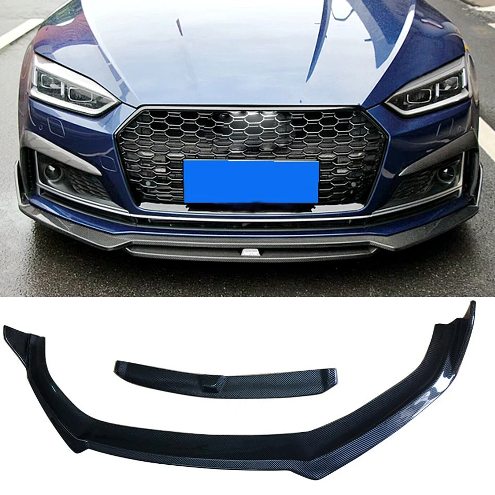 Автомобильный передний бампер из углеродного волокна/ФАП спойлер для Audi A5 Sline S5 B9