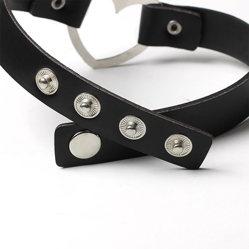 Женский чокер из искусственной кожи в стиле панк сексуальное ожерелье