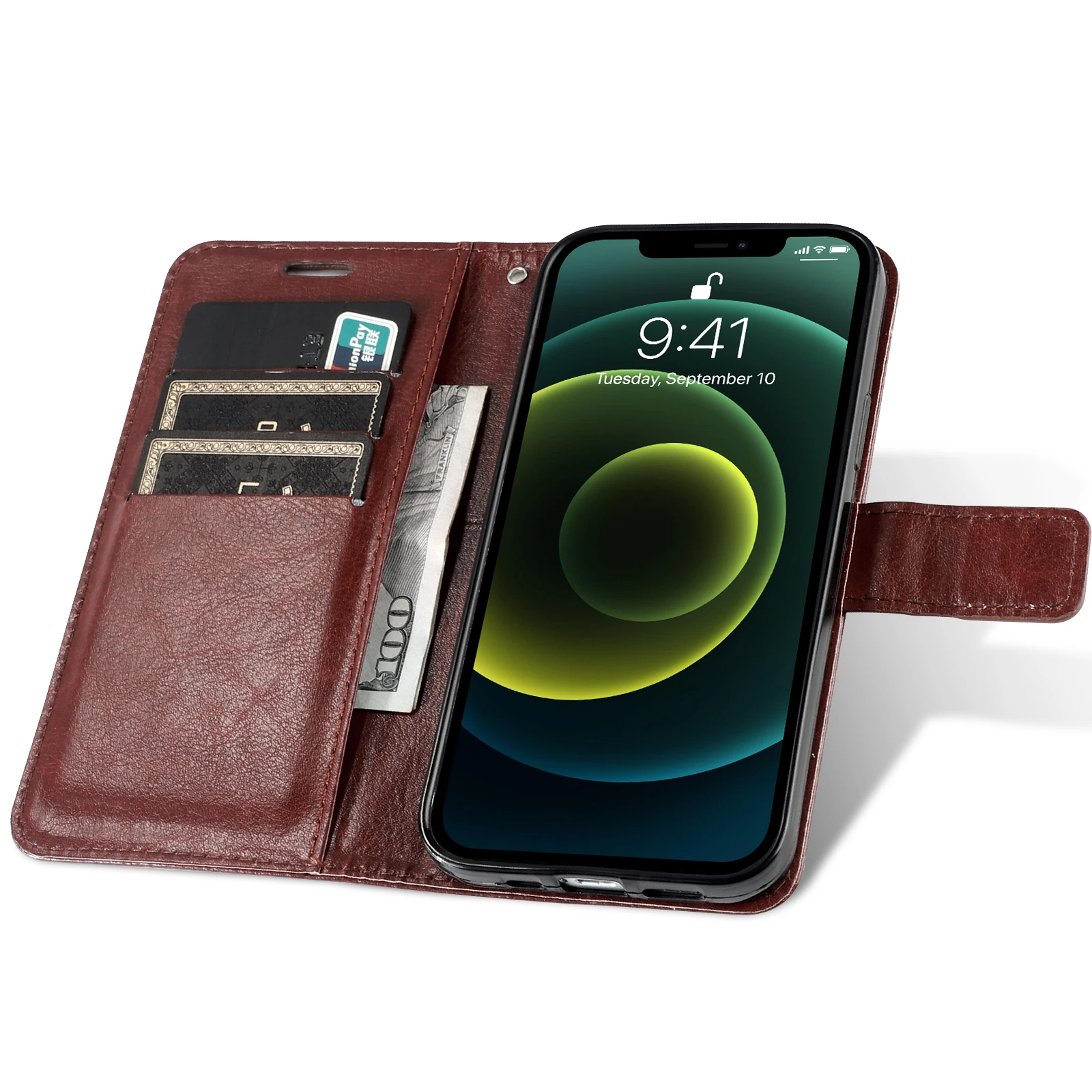 Чехол-держатель для карт чехол HTC Desire 19 Plus флип-чехол из искусственной кожи в