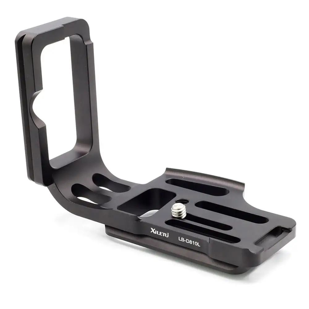 

Xiletu LB-D810L L Type Professional Bracket Plate Tripod Quick Release Plate Head Base Handle Grip for D800 D800E D810 Camera