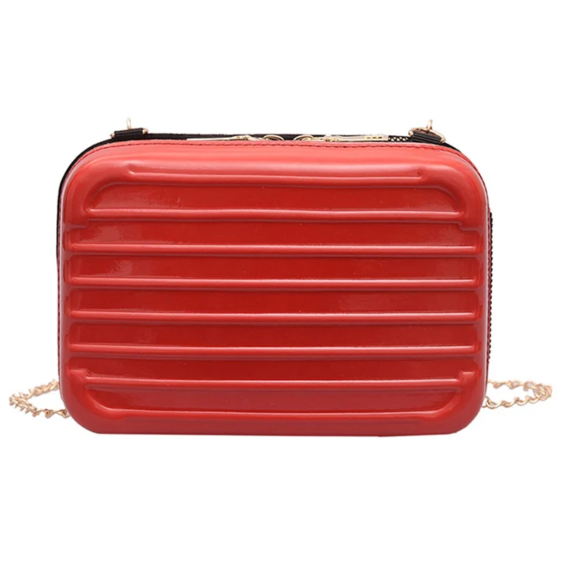 2019 New personality Women mini luggage suitcase fashion Luggage Bag Soft Shell Square Handbag women Purses And Handbags O66 | Багаж и